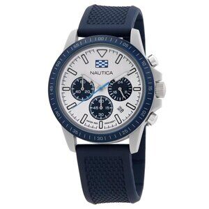 FX04414B NWT Nautica Fashion Men's Quartz Ceramic Authentic Watch
